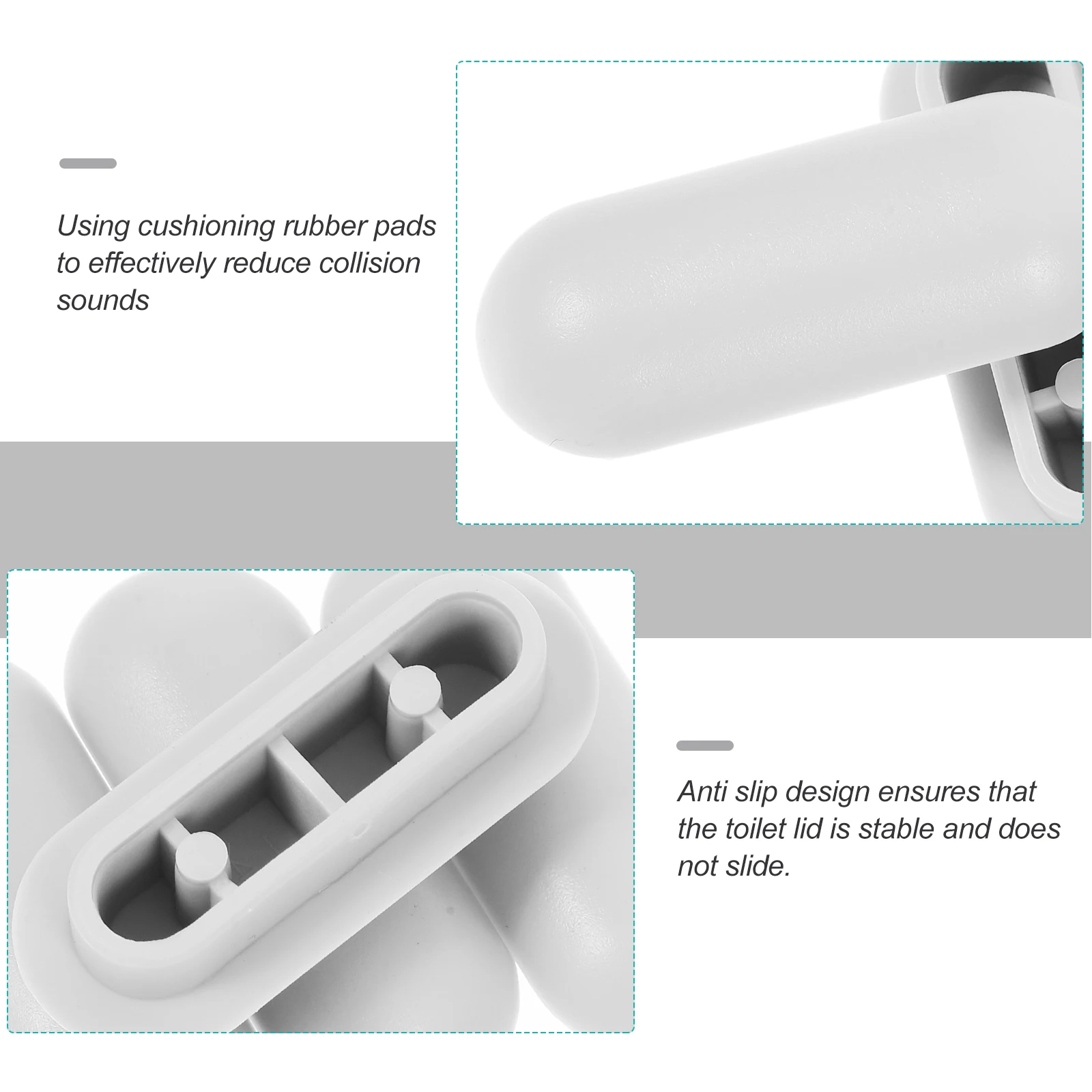 4pcs Toilet Gaskets Seat Bumper Clear Silicone Lid Buffer Non Skid Silent Gaskets Bidet Pad Bathroom Accessories
4pcs Toilet Gaskets Seat Bumper Clear Silicone Lid Buffer Non Skid Silent Gaskets Bidet Pad Bathroom Accessories