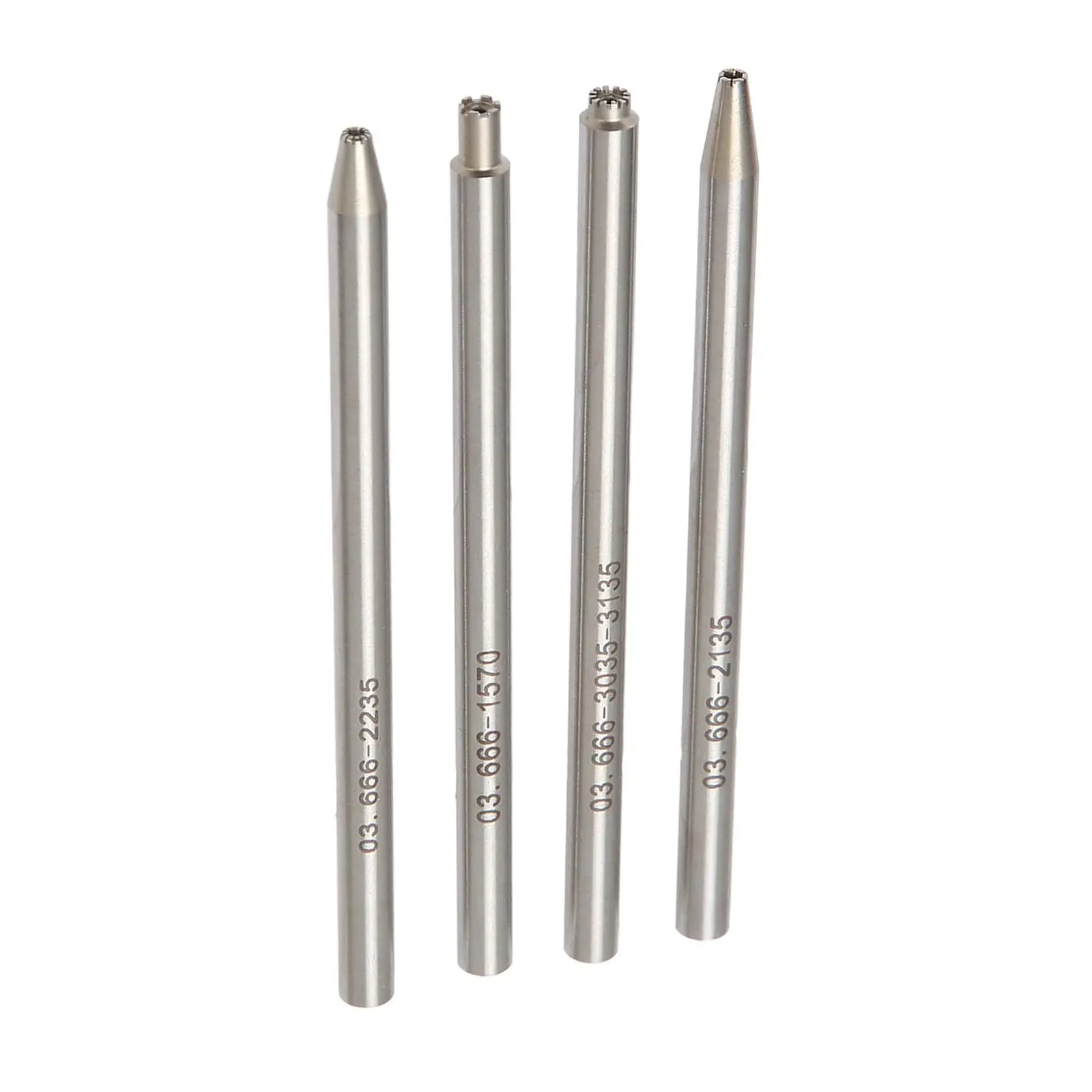 4Pcs Oscillating Rotor Weight Axle Punch Set Steel Maintenance Mechanical Watch Watch Movement Tool for 1570 3035 2135 3135 2235
4Pcs Oscillating Rotor Weight Axle Punch Set Steel Maintenance Mechanical Watch Watch Movement Tool for 1570 3035 2135 3135 2235