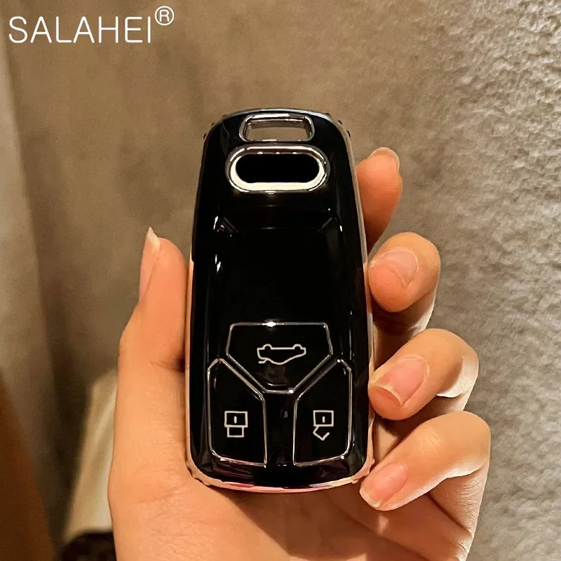 Fashion TPU Car Key Case Cover Shell For Audi A6 A5 Q7 S4 S5 A4 B9 Q7 A4L 4m 8W Q5 TT TTS RS 8S Coupe 2016 2017 2018 Accessories
Fashion TPU Car Key Case Cover Shell For Audi A6 A5 Q7 S4 S5 A4 B9 Q7 A4L 4m 8W Q5 TT TTS RS 8S Coupe 2016 2017 2018 Accessories
