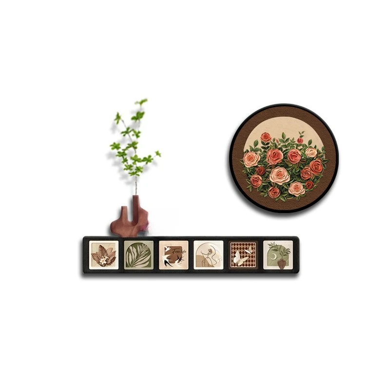 DSA Medieval Living Room Decorative Painting Flower Entrance Hanging Painting Simple Sofa Background Wall Decorative Painting
DSA Medieval Living Room Decorative Painting Flower Entrance Hanging Painting Simple Sofa Background Wall Decorative Painting