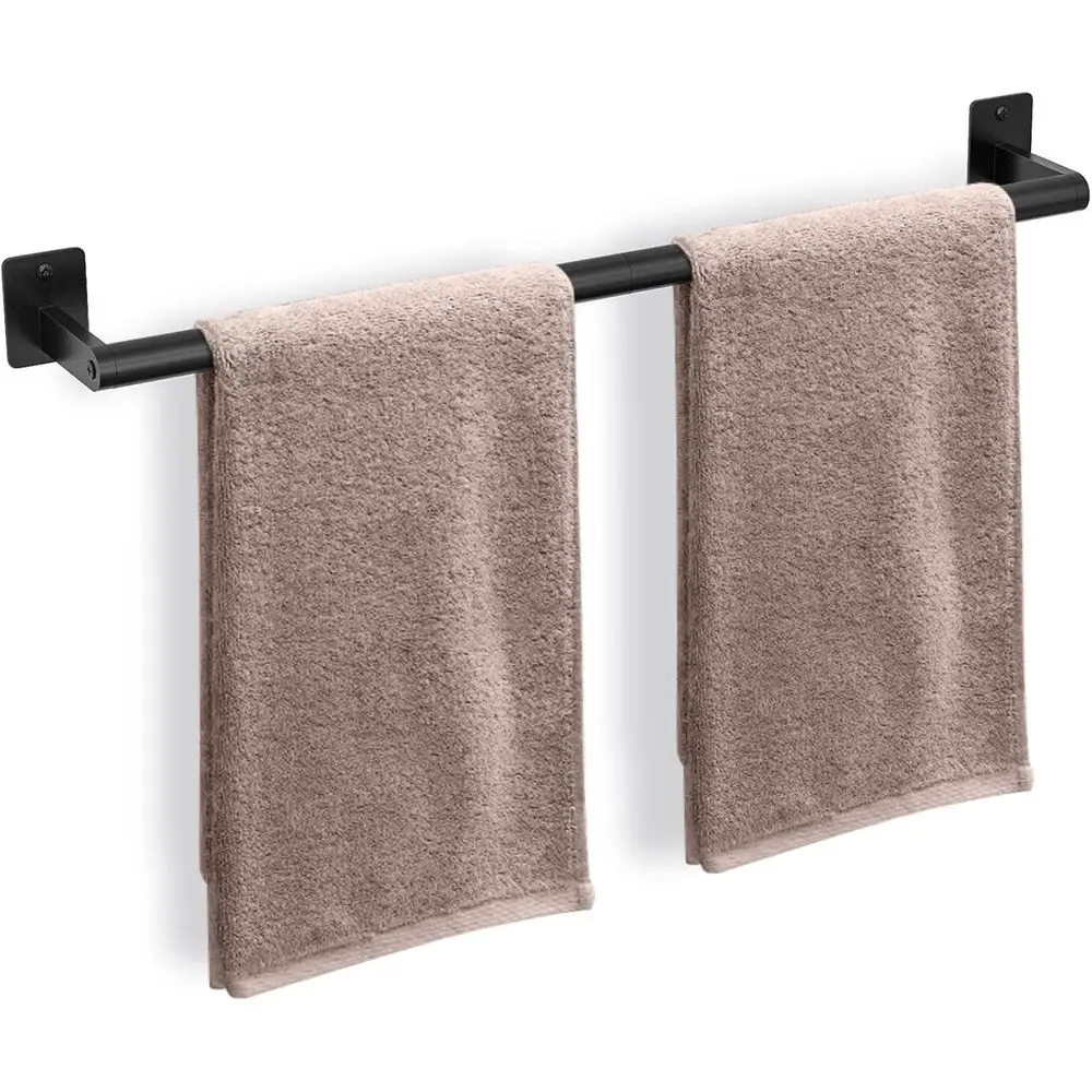 24 Inch Heavy Duty Wall Mounted Towel Rack, Matte Black Single Bar for Bathroom, Organizer and Hand Towel Holder
24 Inch Heavy Duty Wall Mounted Towel Rack, Matte Black Single Bar for Bathroom, Organizer and Hand Towel Holder