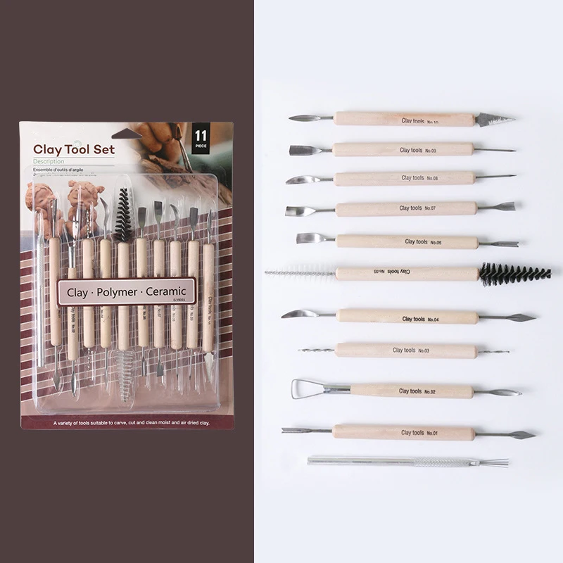 Soft Clay Tools Blister Card Paper Set Clay Handmade DIY Art Students Special Sponge Ceramic Stone Plastic Clay Art Tools
Soft Clay Tools Blister Card Paper Set Clay Handmade DIY Art Students Special Sponge Ceramic Stone Plastic Clay Art Tools