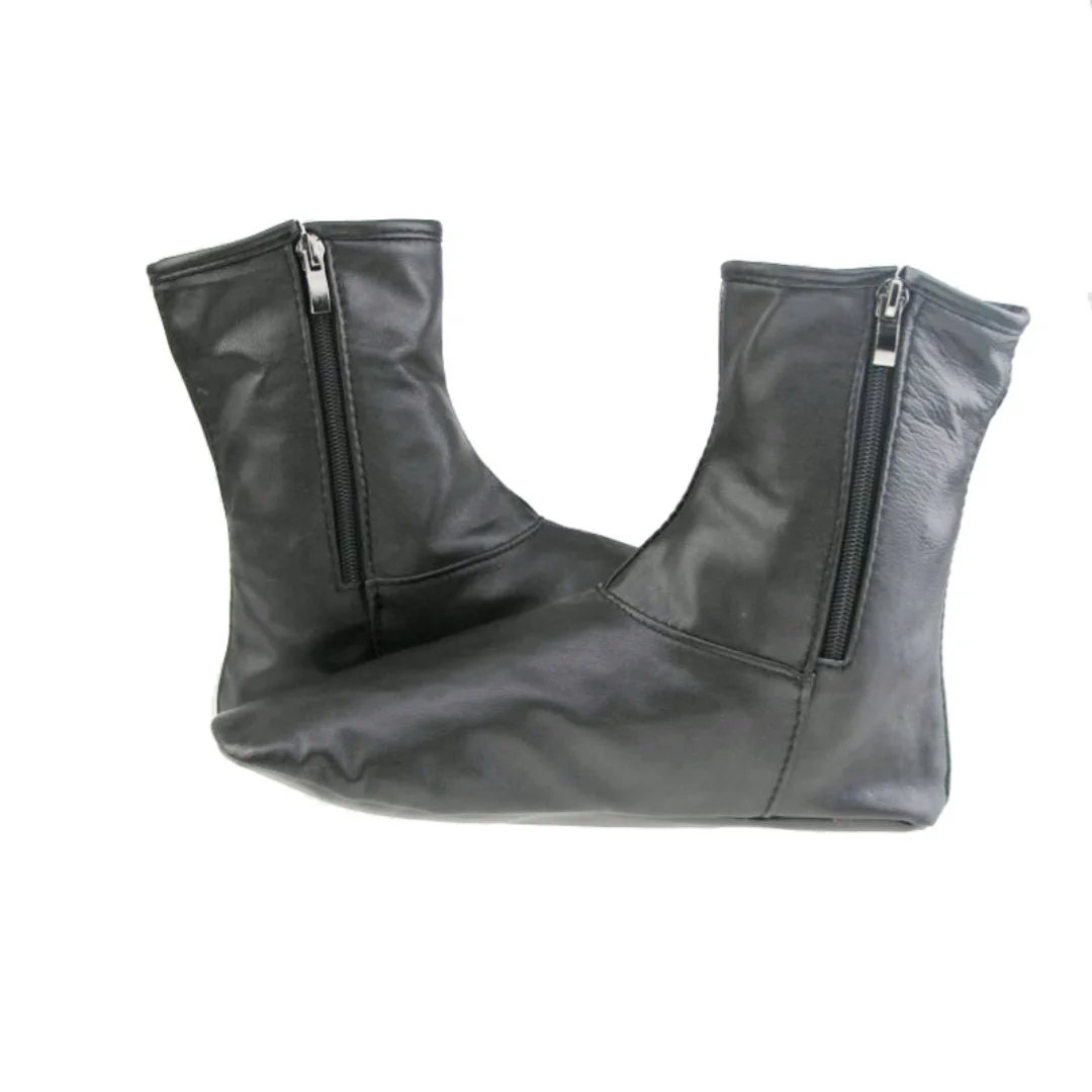 Мужские, женские и унисекс черные мусульманские носки-хуффы из натуральной овечьей кожи (халяль), с флисовой подкладкой, для Хадж и Умры
Мужские, женские и унисекс черные мусульманские носки-хуффы из натуральной овечьей кожи (халяль), с флисовой подкладкой, для Хадж и Умры