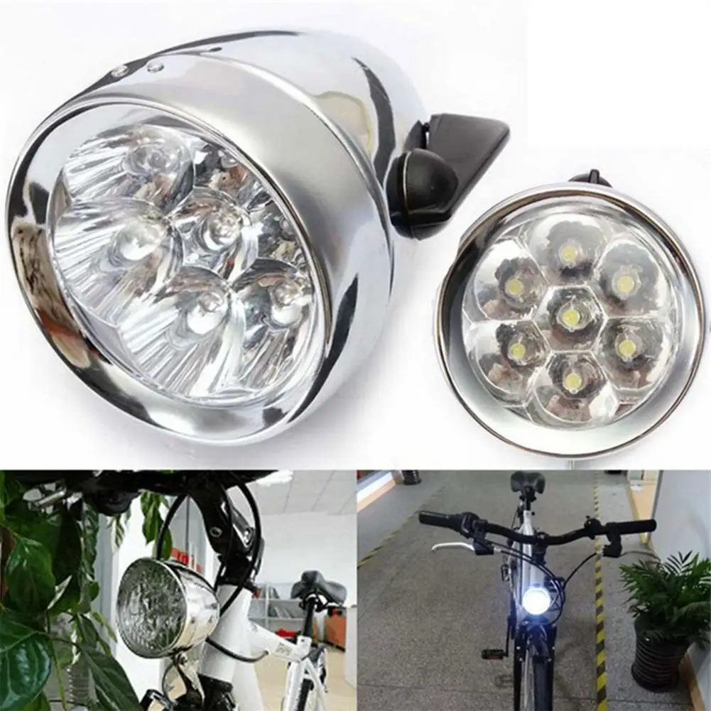 7led Vintage Retro Bicycle Headlight Waterproof Scratch Resistance Bike Front Light Lamp For Night Riding
7led Vintage Retro Bicycle Headlight Waterproof Scratch Resistance Bike Front Light Lamp For Night Riding