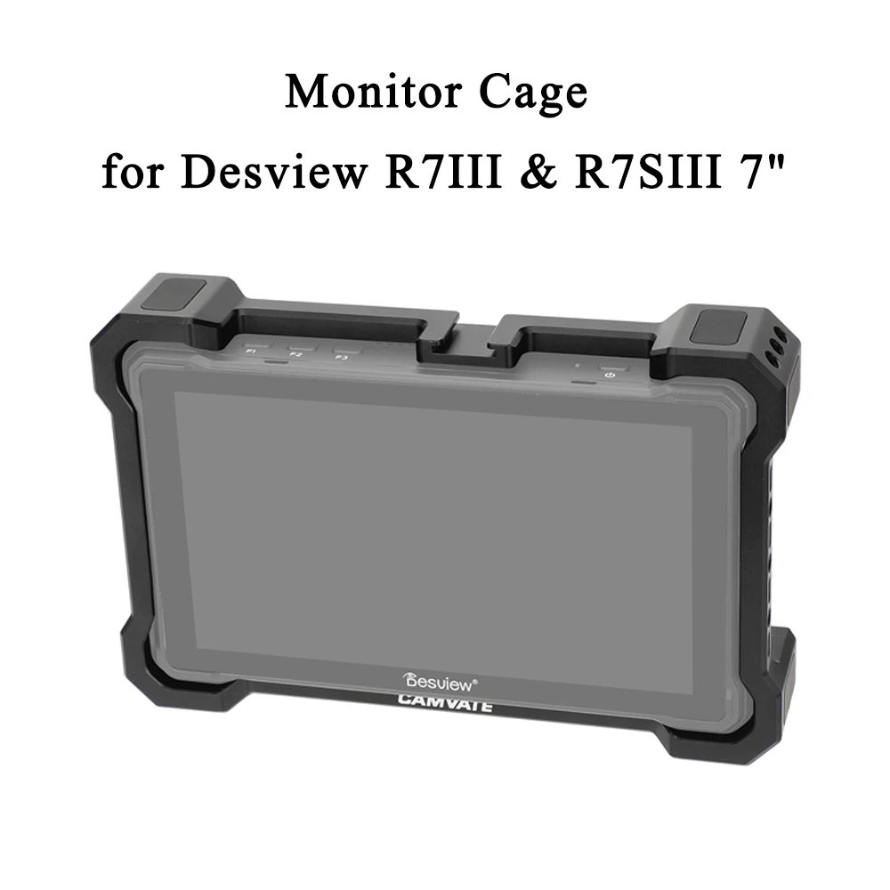 HDRig Full Monitor Cage Stabilize for Desview R7III & R7SIII 7" Monitors with 1/4" Hole Mount
HDRig Full Monitor Cage Stabilize for Desview R7III & R7SIII 7" Monitors with 1/4" Hole Mount