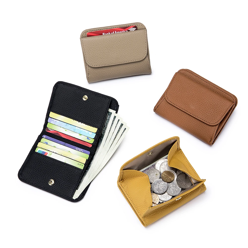 Purse 8 Colors 2023 New Genuine Leather Women's Short Wallet Cowhide Multi Card Bag Zero Wallet Card Holder Purses for Women
Purse 8 Colors 2023 New Genuine Leather Women's Short Wallet Cowhide Multi Card Bag Zero Wallet Card Holder Purses for Women