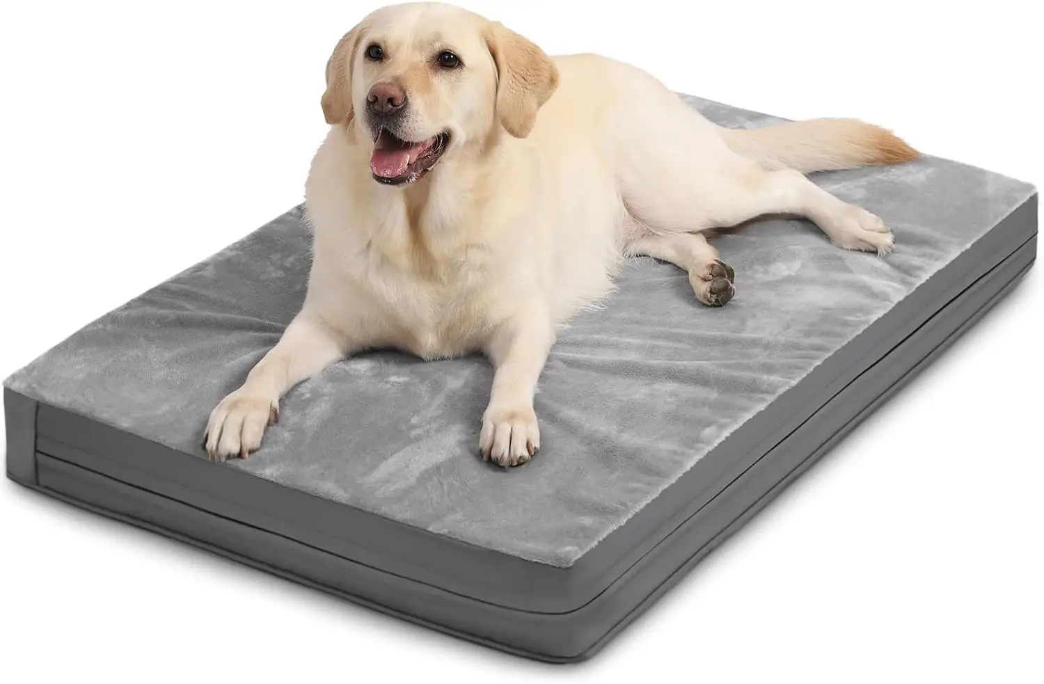 Waterproof XXXL Dog Bed 54 inch, Washable Crate Pad, Orthopedic Foam Pet Bed with Removable Cover, Anti-Slip, Gray 53x36
Waterproof XXXL Dog Bed 54 inch, Washable Crate Pad, Orthopedic Foam Pet Bed with Removable Cover, Anti-Slip, Gray 53x36