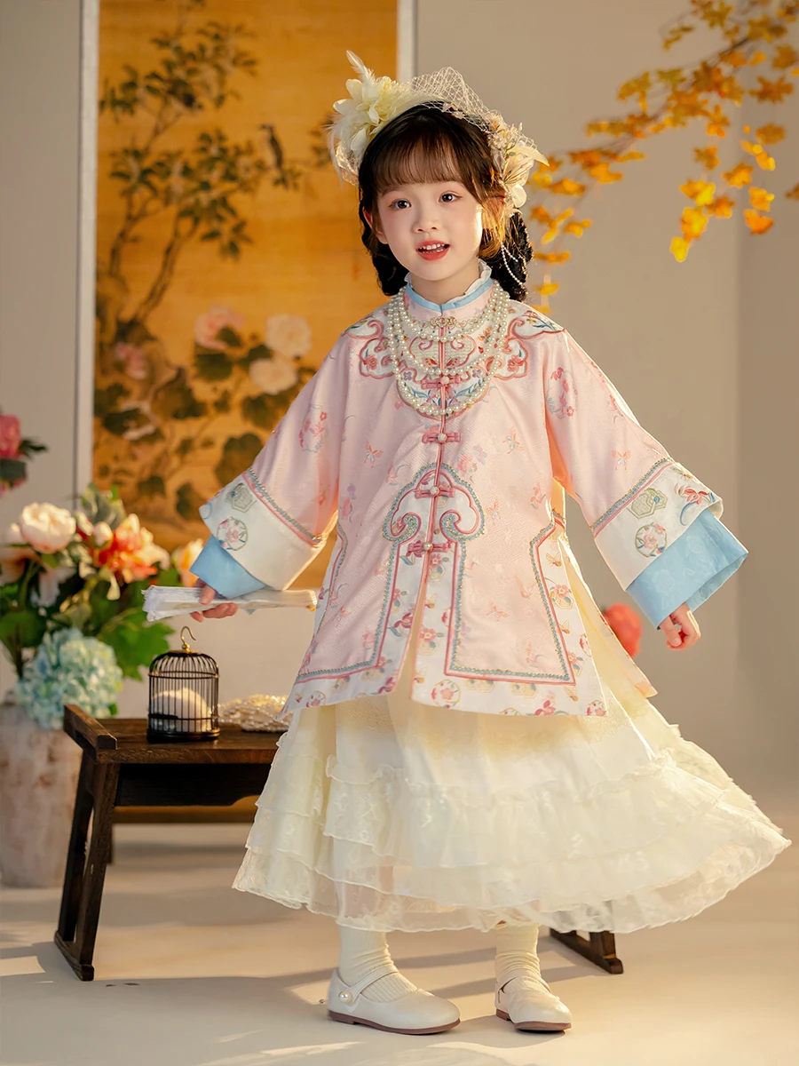 Hanfu Girls Autumn Clothing 2024 New Chinese Qing Han Women Horse Skirt Set Ancient Clothing Long Skirt Mid-Autumn Tang Clothing
Hanfu Girls Autumn Clothing 2024 New Chinese Qing Han Women Horse Skirt Set Ancient Clothing Long Skirt Mid-Autumn Tang Clothing