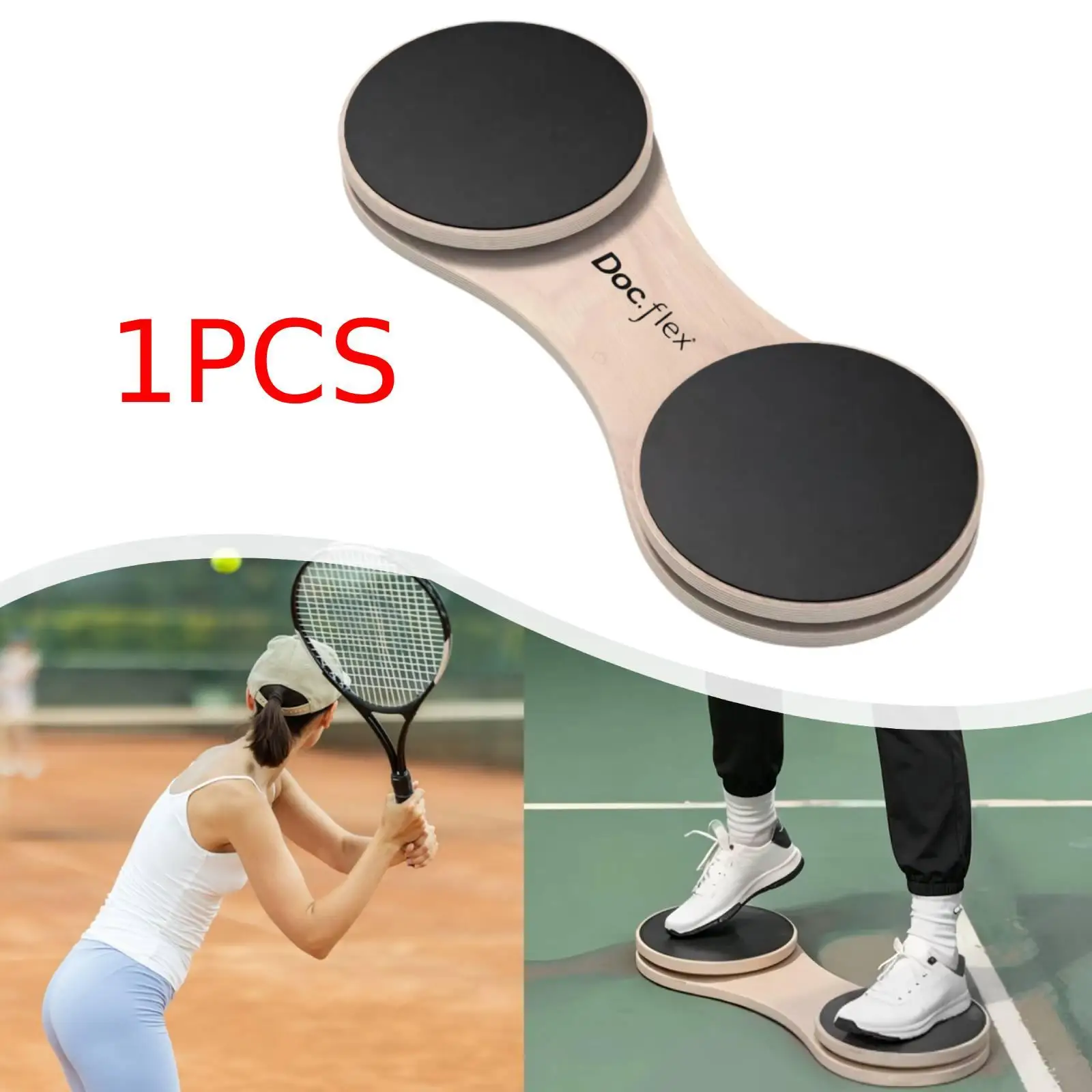 Professional Wooden Balance Board Training Device Anti Slip Surface Exercise Tool for Solo Tennis Sports at Home
Professional Wooden Balance Board Training Device Anti Slip Surface Exercise Tool for Solo Tennis Sports at Home