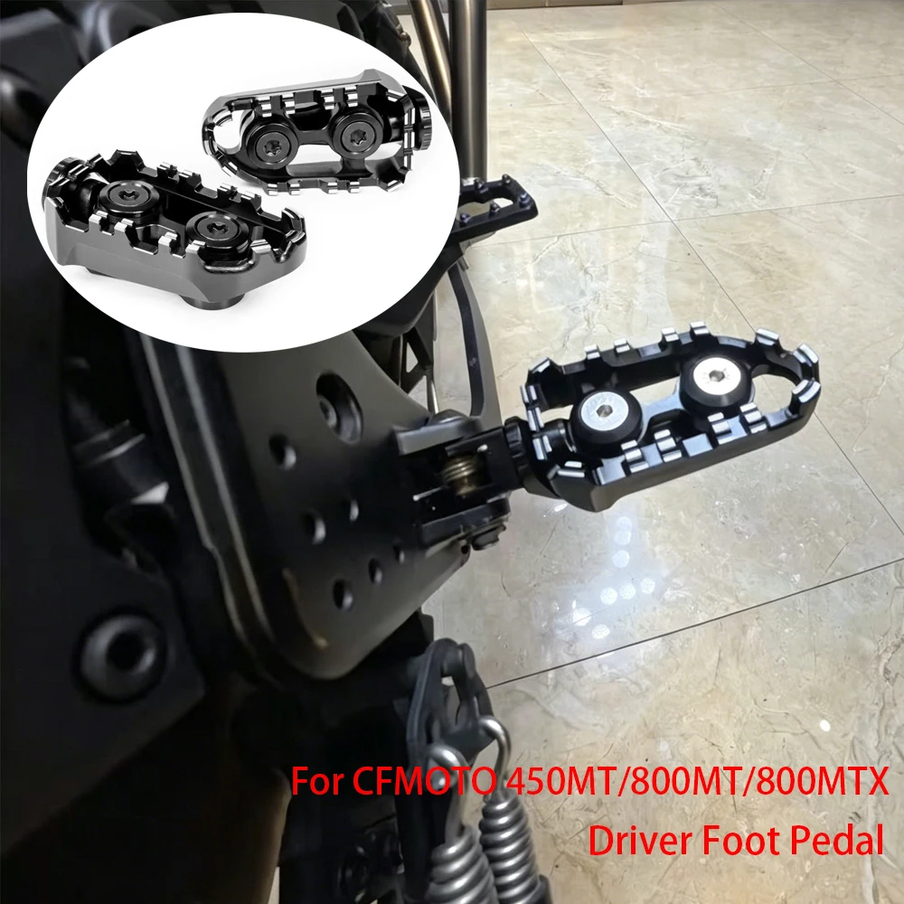 450 MT 800 MTX Drivers Footrests Accessories Foot Braces For CFMOTO 450MT Footrests 800MT 800MTX Motorcycle Conversion Footpegs
450 MT 800 MTX Drivers Footrests Accessories Foot Braces For CFMOTO 450MT Footrests 800MT 800MTX Motorcycle Conversion Footpegs