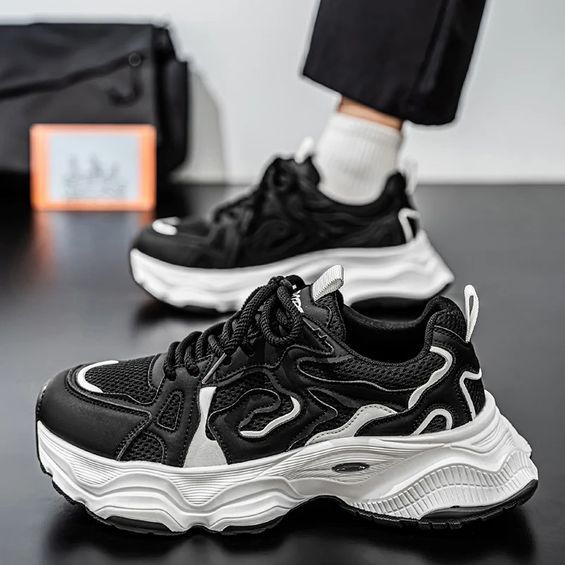 Men's Sports Shoes with Thick Soles High Heels Low Heel Height Wide Fit Canvas Upper Round Toe Trendy Street Style Casual Shoes
Men's Sports Shoes with Thick Soles High Heels Low Heel Height Wide Fit Canvas Upper Round Toe Trendy Street Style Casual Shoes