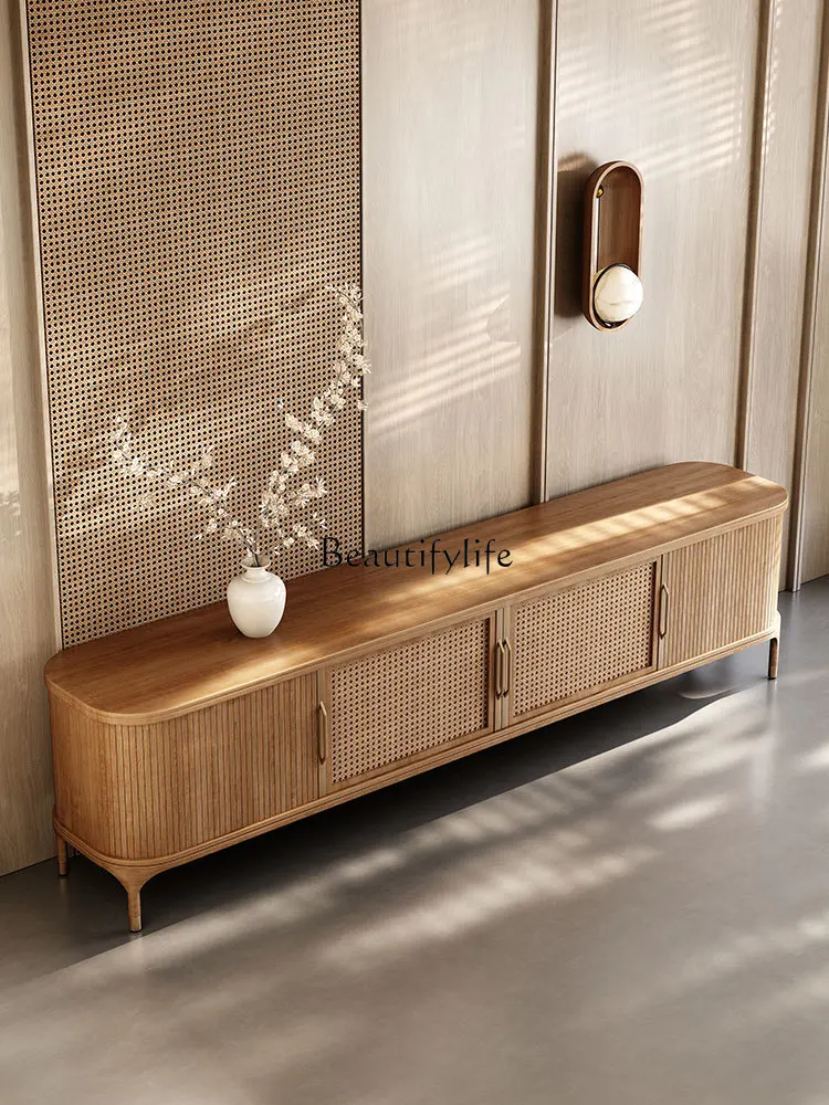 01Medieval solid wood TV cabinet rattan simple living room TV cabinet wall storage
01Medieval solid wood TV cabinet rattan simple living room TV cabinet wall storage