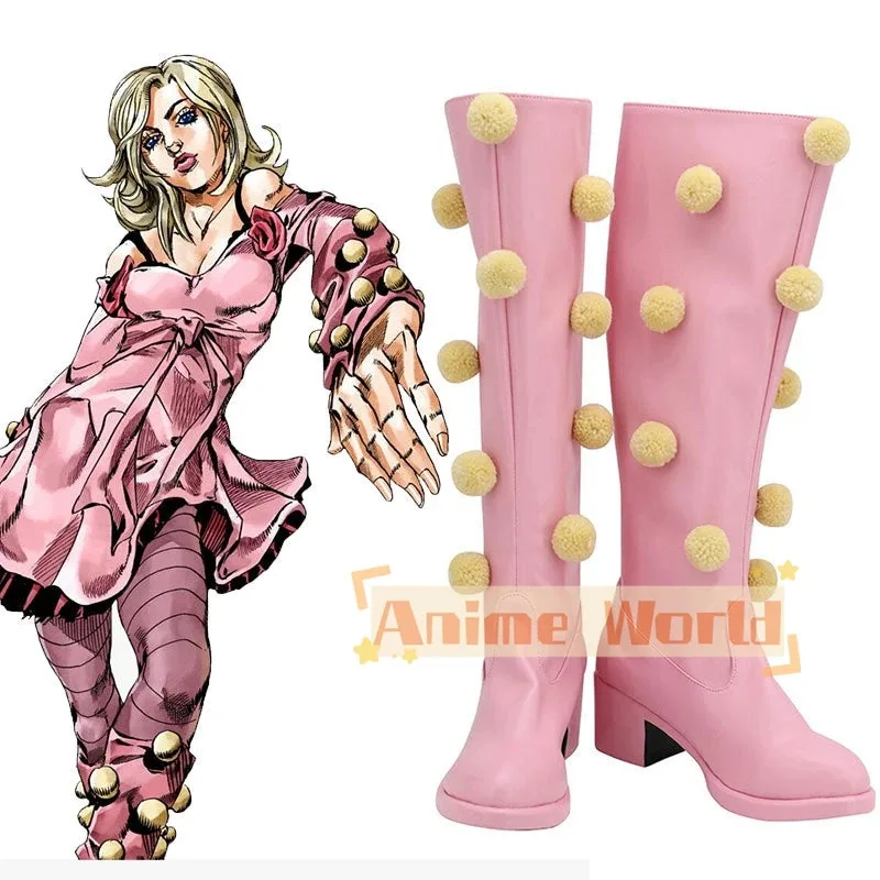 Стальной шар Run Lucy Steel Pink Shoes Сапоги для косплея Хэллоуин Карнавальные сапоги на заказ 
Стальной шар Run Lucy Steel Pink Shoes Сапоги для косплея Хэллоуин Карнавальные сапоги на заказ