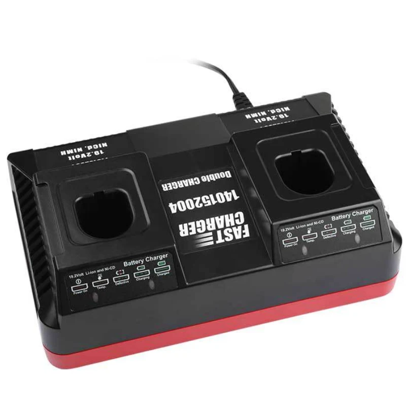 Lithium Battery Charger Portable Fast Charger Dual-Port Charging Station Compatible for Craftsman 19.2V Lithium Ni-CD Batteries
Lithium Battery Charger Portable Fast Charger Dual-Port Charging Station Compatible for Craftsman 19.2V Lithium Ni-CD Batteries