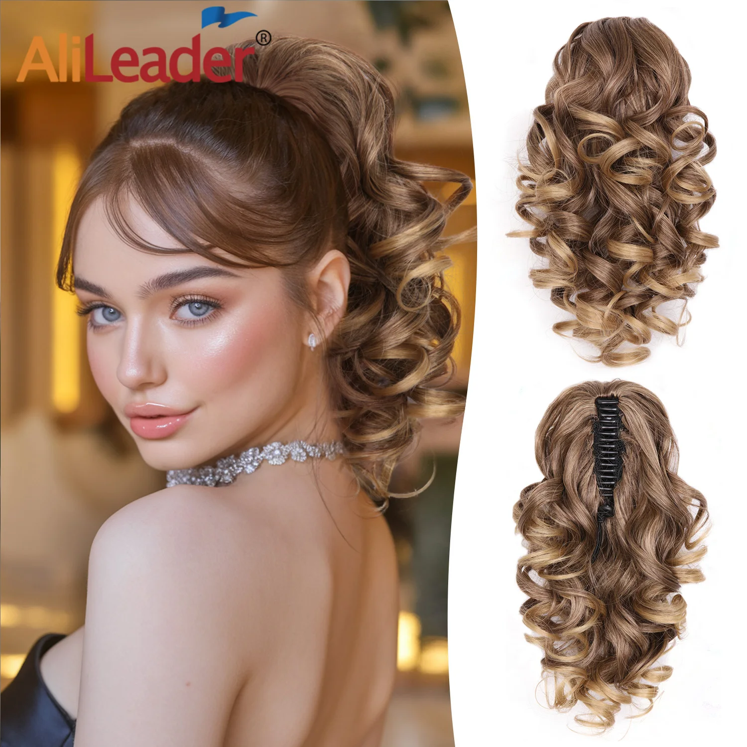 Claw Ponytail Hairpiece For Women Synthetic Curly Ponytail Clip On Hair Extension1 12Inch Heat-Resistant Fake Ponytail Hairpiece
Claw Ponytail Hairpiece For Women Synthetic Curly Ponytail Clip On Hair Extension1 12Inch Heat-Resistant Fake Ponytail Hairpiece