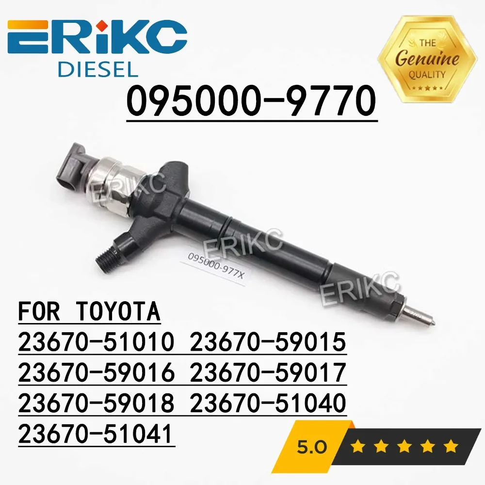 095000-9770 095000-9771 Common Rail Injector 095000-9772 Diesel Injection 23670-51010 23670-59015 for Toyota 23670-59018
095000-9770 095000-9771 Common Rail Injector 095000-9772 Diesel Injection 23670-51010 23670-59015 for Toyota 23670-59018