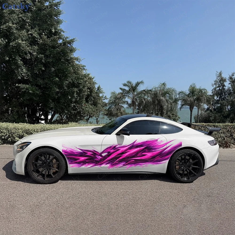 2Pcs Pink black lines Car Body Side Stickers, Automotive Door Side Graphics for Cars, Car Decoration Accessory
2Pcs Pink black lines Car Body Side Stickers, Automotive Door Side Graphics for Cars, Car Decoration Accessory