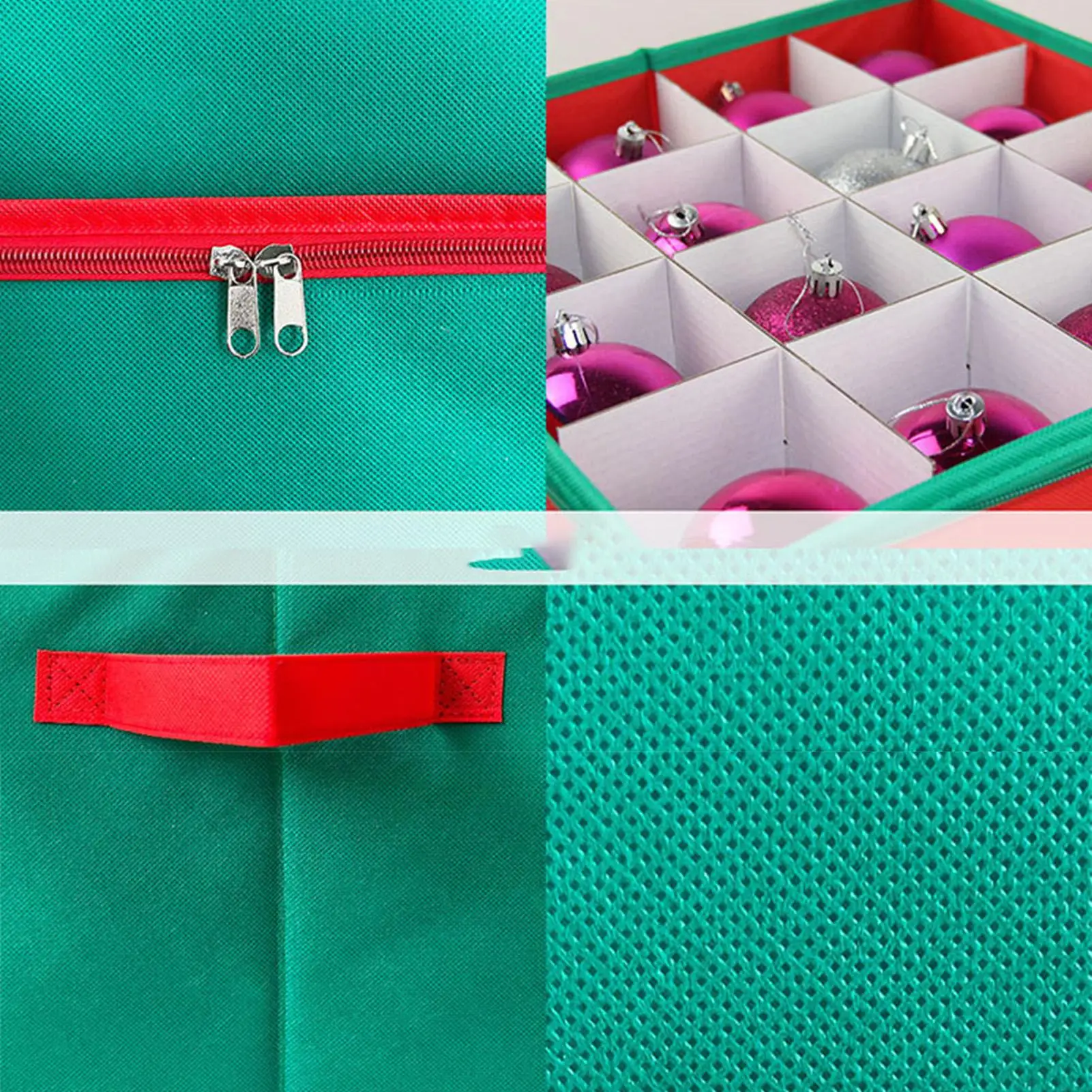 Органайзер для хранения рождественских украшений, вмещает до 64 шаров и аксессуаров для праздничного декора
Органайзер для хранения рождественских украшений, вмещает до 64 шаров и аксессуаров для праздничного декора