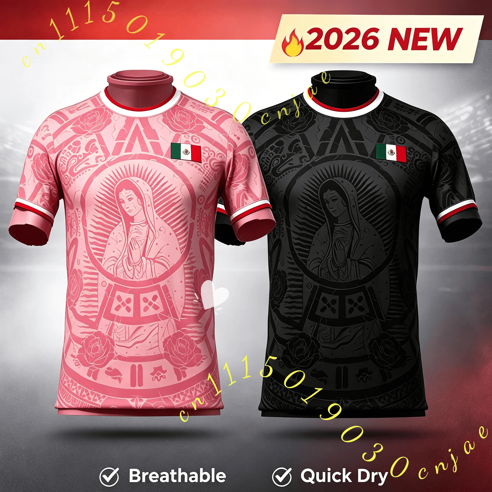 2026 Mexico Guadalupe Third Jersey Mexico Soccer Jersey Loose Quick Drying Sportswear Short Sleeved Summer Men'S T-Shirt Tops
2026 Mexico Guadalupe Third Jersey Mexico Soccer Jersey Loose Quick Drying Sportswear Short Sleeved Summer Men'S T-Shirt Tops