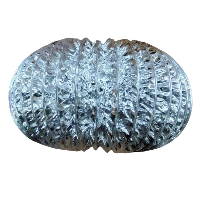 Industrial Silver Foil PVC Cigarette Tubes Air Conditioning Ducting Ventilation Aluminum Flexible Duct Pipe For Staircase Hall
Industrial Silver Foil PVC Cigarette Tubes Air Conditioning Ducting Ventilation Aluminum Flexible Duct Pipe For Staircase Hall