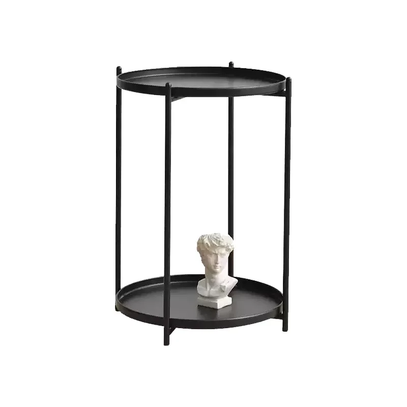 Nordic Small Coffee Table Wrought Iron Double-layer Sofa Edge Few Simple Bedroom Round Table, Creative Round Living Room Table
Nordic Small Coffee Table Wrought Iron Double-layer Sofa Edge Few Simple Bedroom Round Table, Creative Round Living Room Table