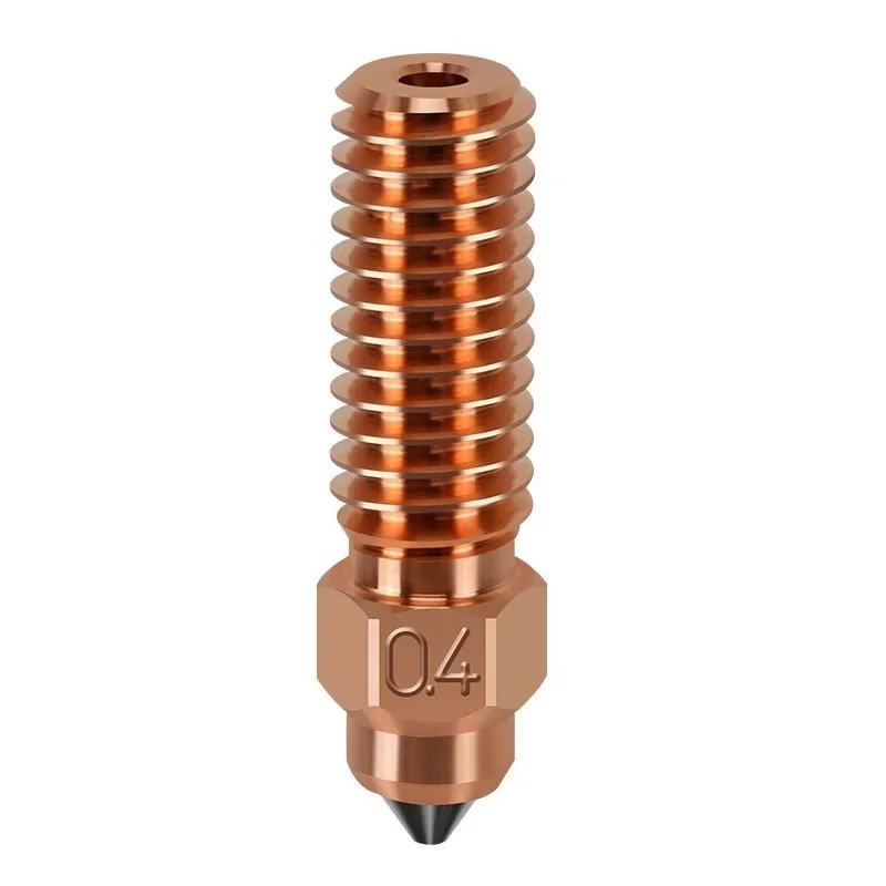 Chrome Zirconium Copper Hard Steel Inlay High-Speed High-Flow Nozzle For Creality K1 3D Printer Accessories
Chrome Zirconium Copper Hard Steel Inlay High-Speed High-Flow Nozzle For Creality K1 3D Printer Accessories