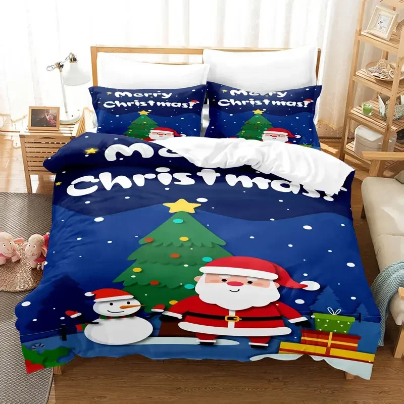 Christmas Bedding Set Duvet Cover Polyester Comforter Cover Pillow Case 3D Queen King Double Full Twin Single 3PCS 2PCS Bedroom
Christmas Bedding Set Duvet Cover Polyester Comforter Cover Pillow Case 3D Queen King Double Full Twin Single 3PCS 2PCS Bedroom