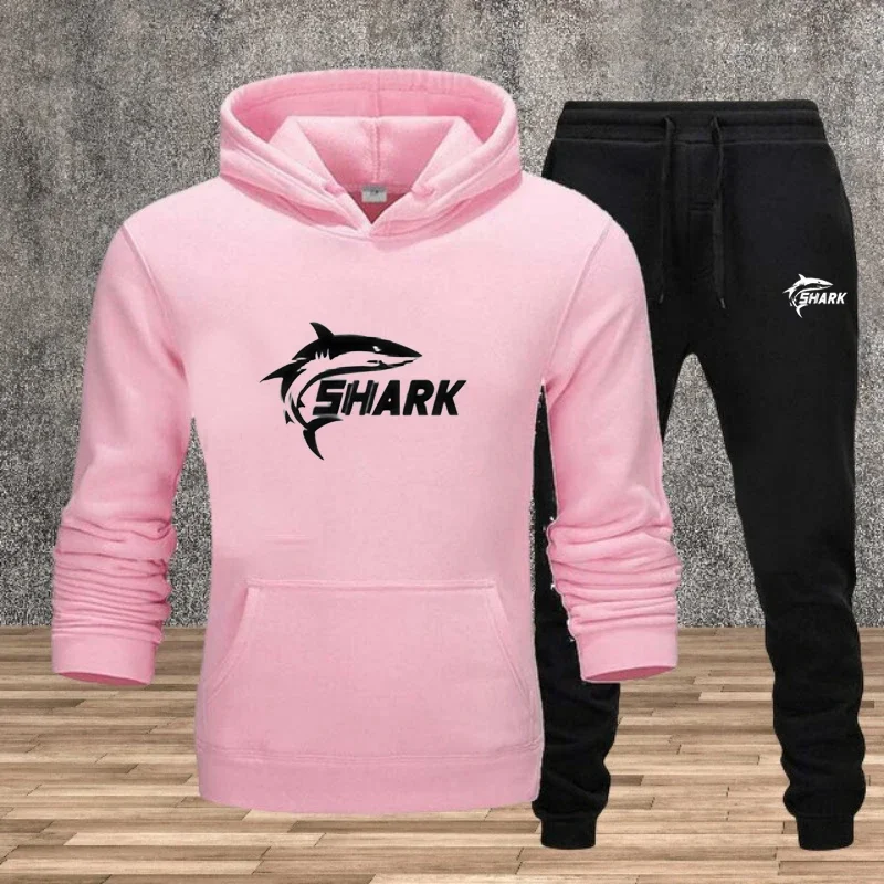 New autumn and winter men's warm sports set, fashionable jogging fitness pullover hoodie + casual pants two-piece set
New autumn and winter men's warm sports set, fashionable jogging fitness pullover hoodie + casual pants two-piece set