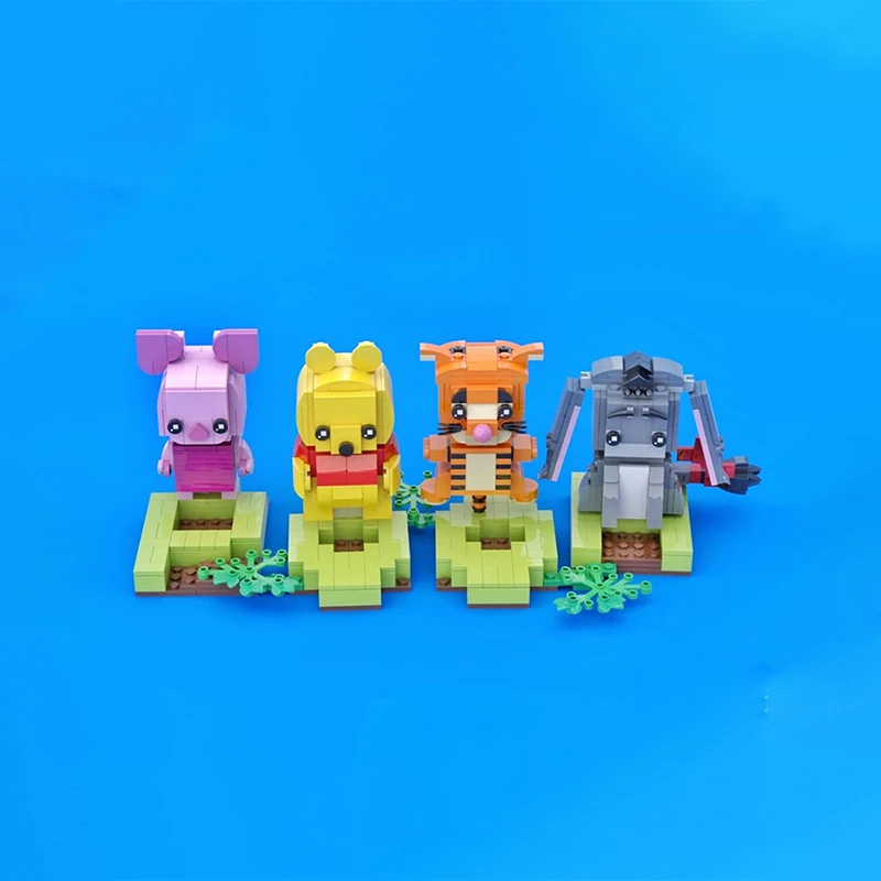 773pcs MOC Winnie Pooh Family Brickheadz Model Building Blocks Christmas Gifts Construction Toy Brick Kids Education DIY Idea
773pcs MOC Winnie Pooh Family Brickheadz Model Building Blocks Christmas Gifts Construction Toy Brick Kids Education DIY Idea