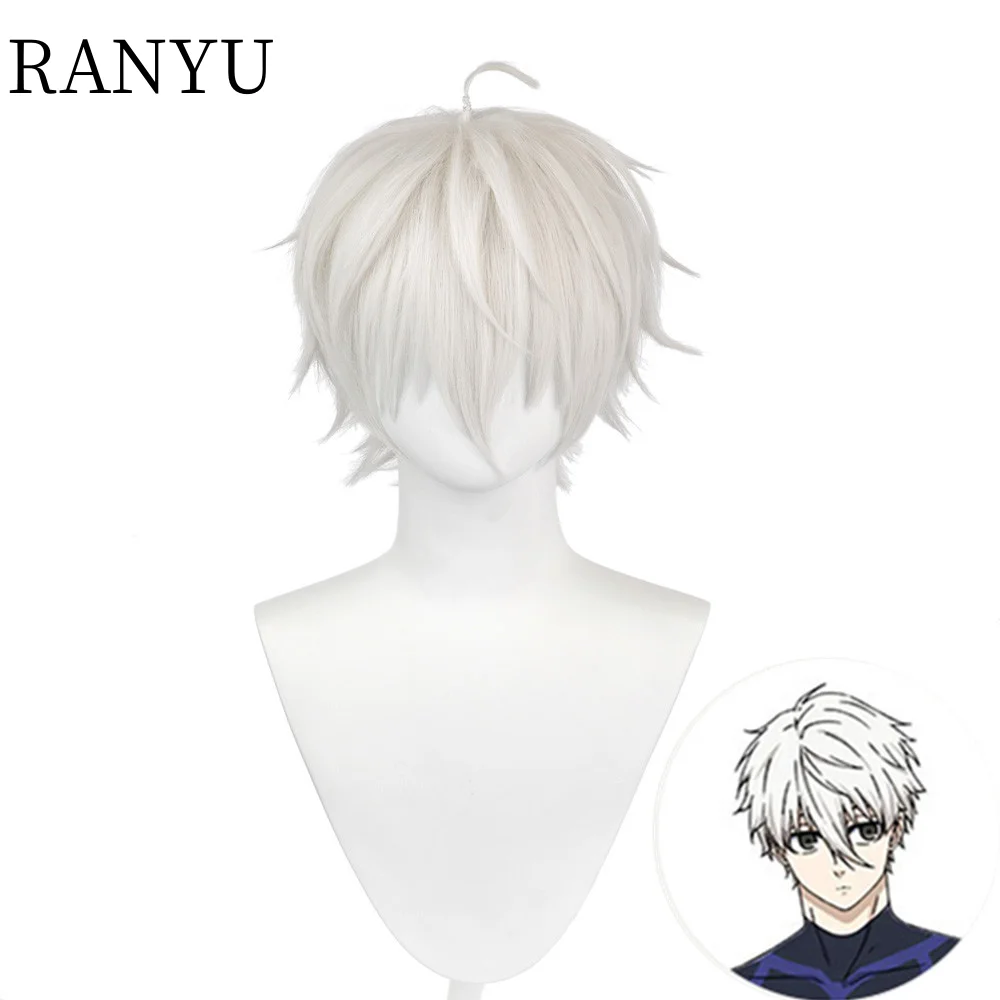 RANYU Anime role-playing blue prison same as Seijiro short straight white heat-resistant synthetic hair + wig cap
RANYU Anime role-playing blue prison same as Seijiro short straight white heat-resistant synthetic hair + wig cap