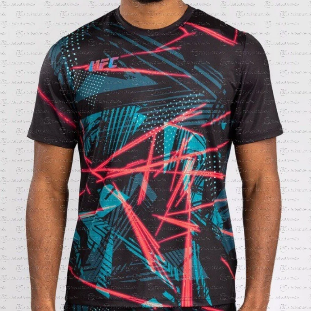 UFC мужская футболка повседневная уличная одежда с 3D цветным полосатым принтом и короткими рукавами новая модная серия Мужская спортивная ММА фитнес
UFC мужская футболка повседневная уличная одежда с 3D цветным полосатым принтом и короткими рукавами новая модная серия Мужская спортивная ММА фитнес