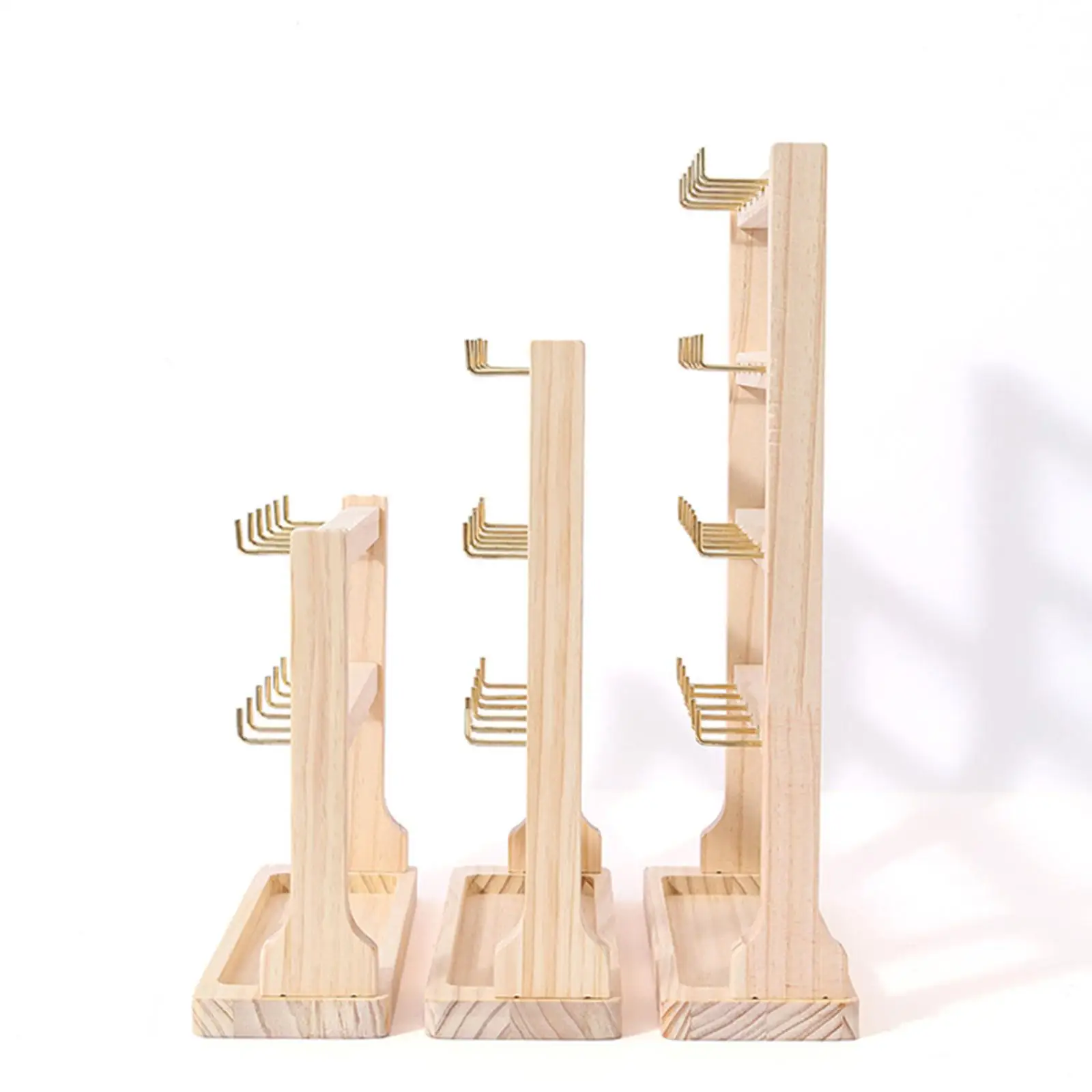 Jewelry Organizer Wooden Stable Base Jewelry Display Rack Earring Organizer for Bracelets Necklaces Tabletop Stores Countertop
Jewelry Organizer Wooden Stable Base Jewelry Display Rack Earring Organizer for Bracelets Necklaces Tabletop Stores Countertop