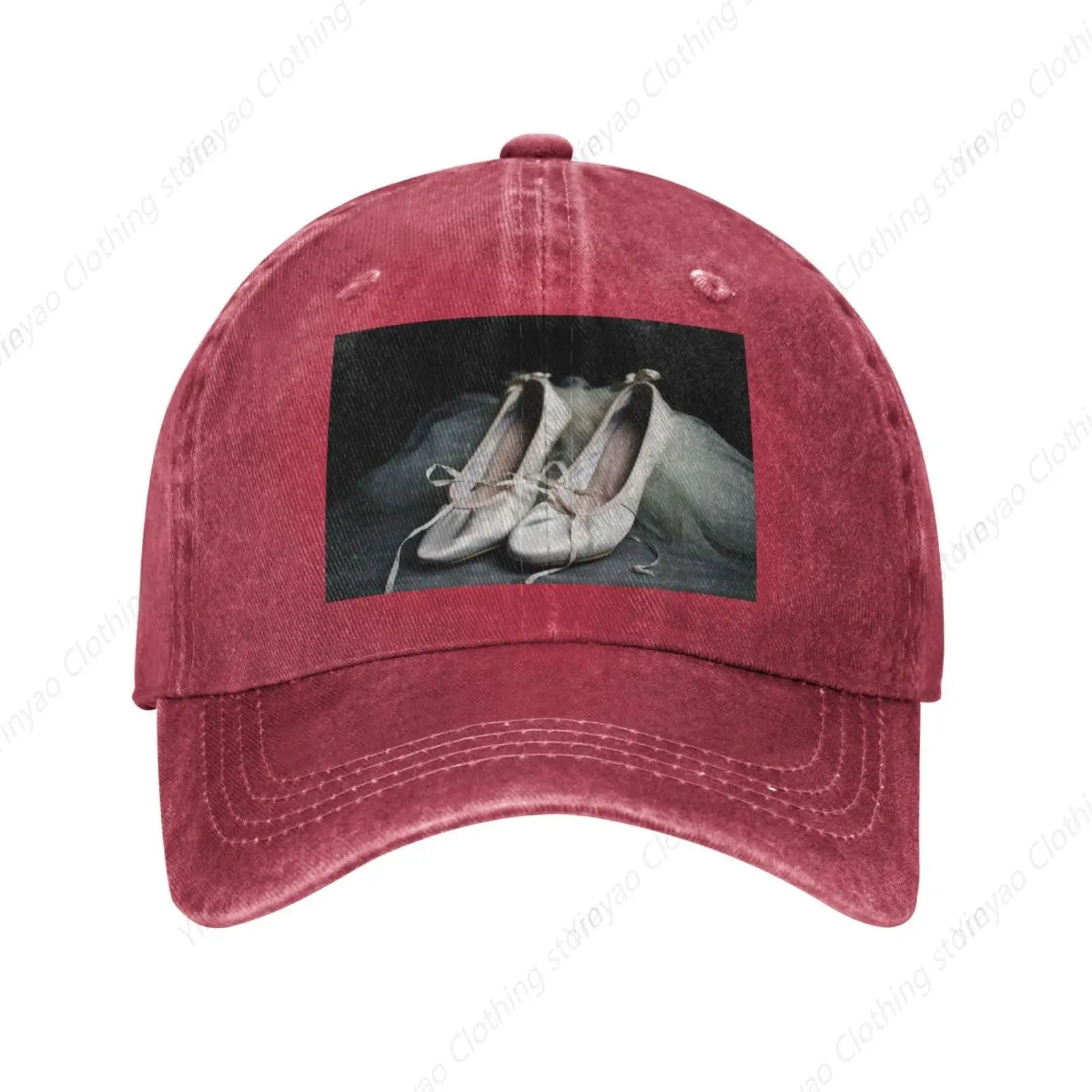 Ballet Shoes Print Washed Retro Denim Baseball Cap Adjustable Outdoor Gift Truck Cap Black
Ballet Shoes Print Washed Retro Denim Baseball Cap Adjustable Outdoor Gift Truck Cap Black