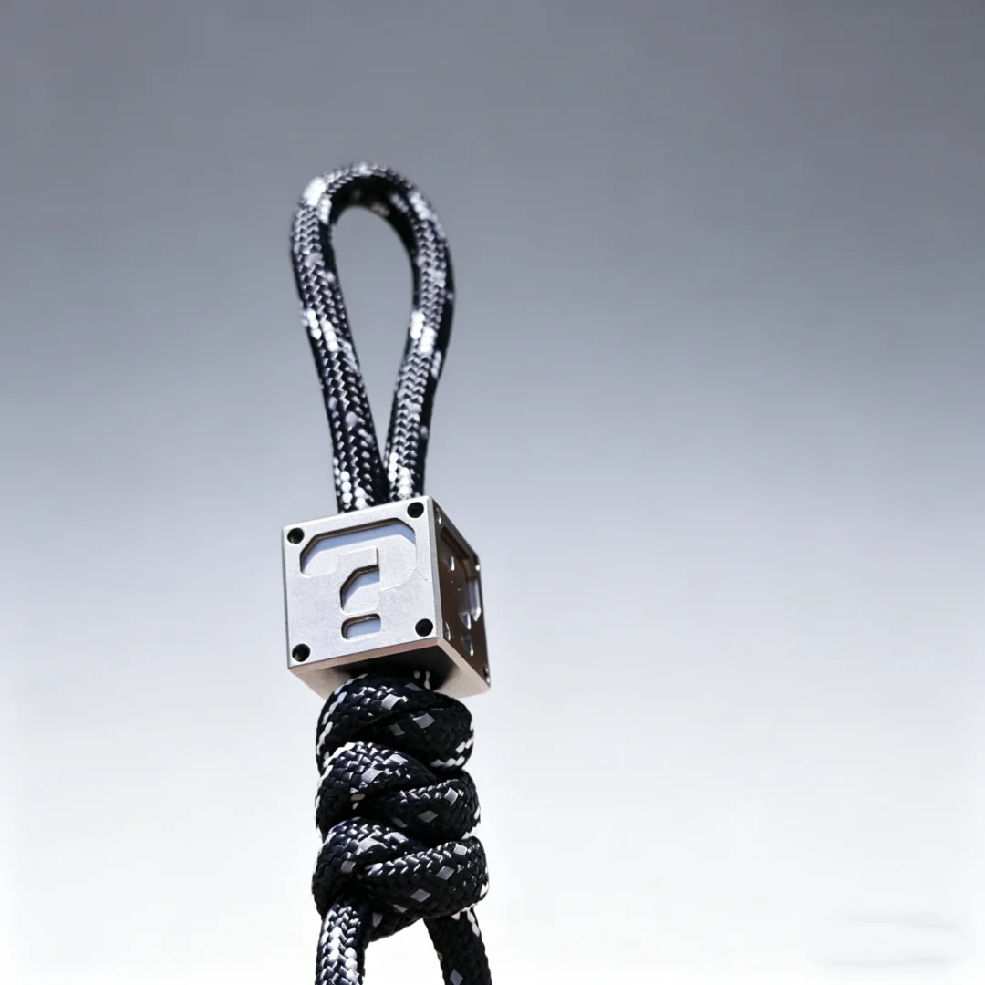 Question Mark Design Titanium Alloy Pendant Edc Knife Pendant Imported Pei Resin Accessories Comes with a Paracord
Question Mark Design Titanium Alloy Pendant Edc Knife Pendant Imported Pei Resin Accessories Comes with a Paracord