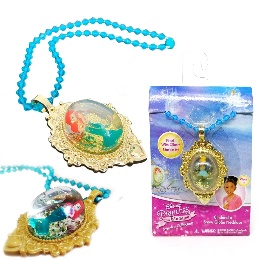 Disney Princess Jewelry Pendant Snow Globe Necklace Cinderella Ariel Girls Cosplay Charms Collectible Ornaments Kids Gifts 
Disney Princess Jewelry Pendant Snow Globe Necklace Cinderella Ariel Girls Cosplay Charms Collectible Ornaments Kids Gifts