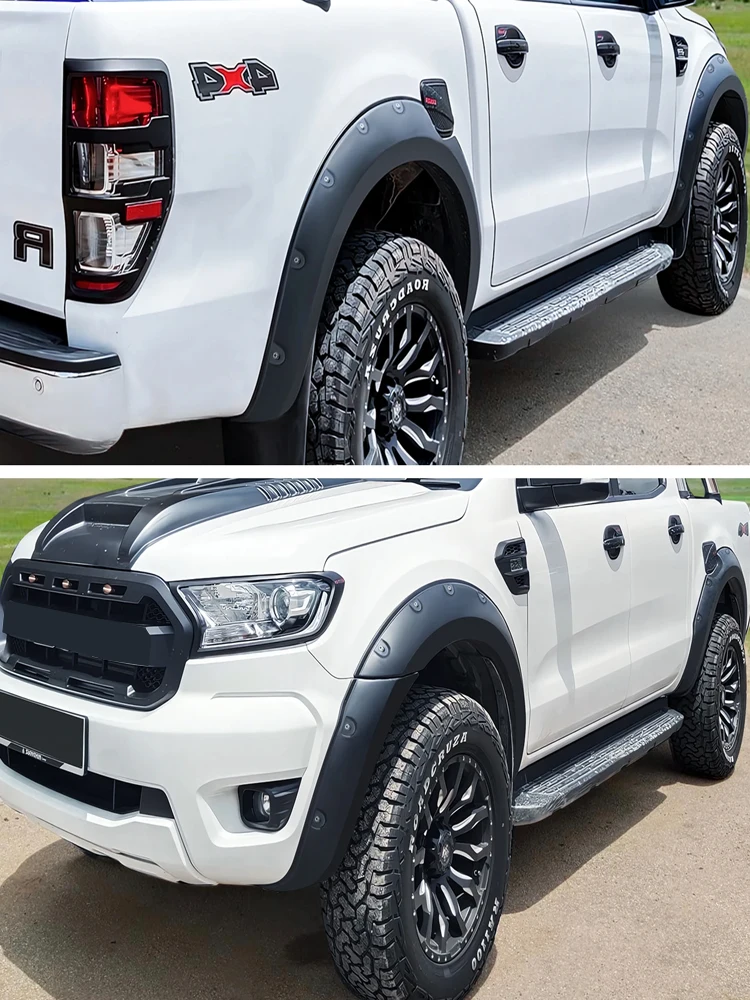 Mudguards For Ford Ranger Wildtrack T7 XL XLT T8 Raptor 2015-2022 Double Cabin ABS Black With Nut Wheel Arch Fender Flares
Mudguards For Ford Ranger Wildtrack T7 XL XLT T8 Raptor 2015-2022 Double Cabin ABS Black With Nut Wheel Arch Fender Flares