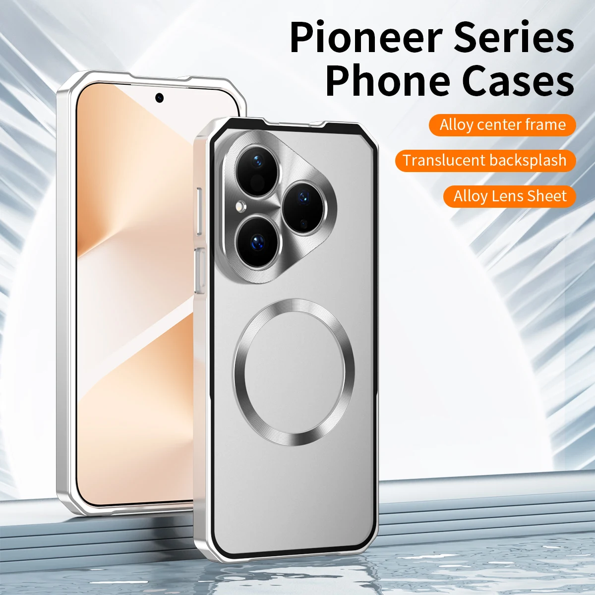 Magsafe Aluminum Alloy Metal Frame Matte Backboard Case For Huawei Pura 80 Pro Ultra Nova 14 Pro Nova14 Cover Magnetic Charging
Magsafe Aluminum Alloy Metal Frame Matte Backboard Case For Huawei Pura 80 Pro Ultra Nova 14 Pro Nova14 Cover Magnetic Charging