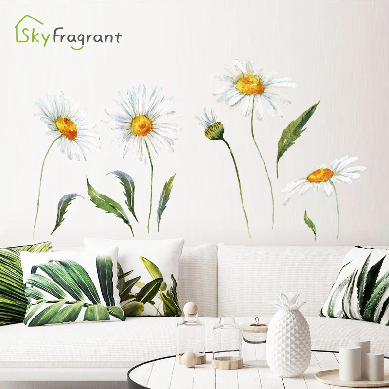Watercolour Daisies Flowers Wall Sticker Bedroom Stickers Self-adhesive Living Room Porch Wall Decor Home Decor Room Decoration
Watercolour Daisies Flowers Wall Sticker Bedroom Stickers Self-adhesive Living Room Porch Wall Decor Home Decor Room Decoration