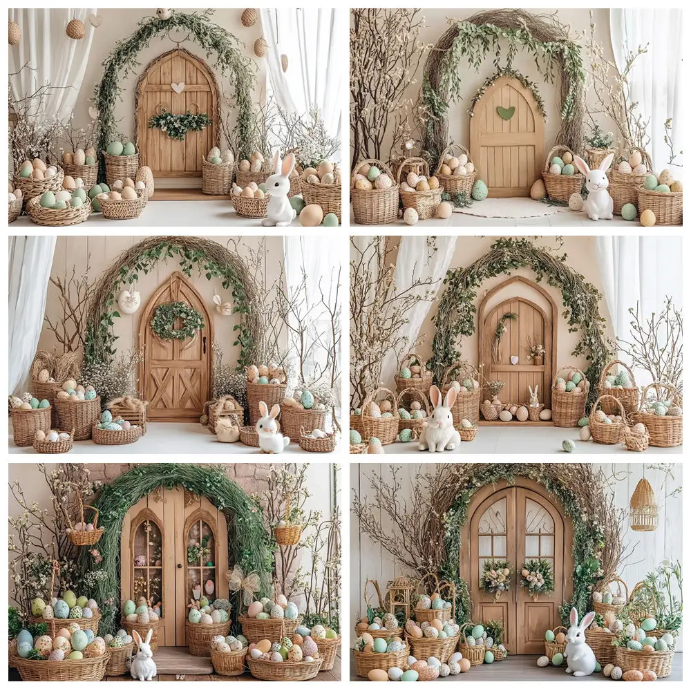 Happy Easter Background For Photography Wooden Door Floral Arch Grass Rabbit Eggs Baby Shower Portrait Photozone Backdrop Decor
Happy Easter Background For Photography Wooden Door Floral Arch Grass Rabbit Eggs Baby Shower Portrait Photozone Backdrop Decor