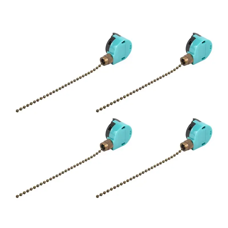 ABUL-4Pcs Ceiling Fan Switch Zing Ear ZE-268S6, 3 Speed 4 Wire Speed Control Pull Chain Cord Appliances Switch Parts
ABUL-4Pcs Ceiling Fan Switch Zing Ear ZE-268S6, 3 Speed 4 Wire Speed Control Pull Chain Cord Appliances Switch Parts