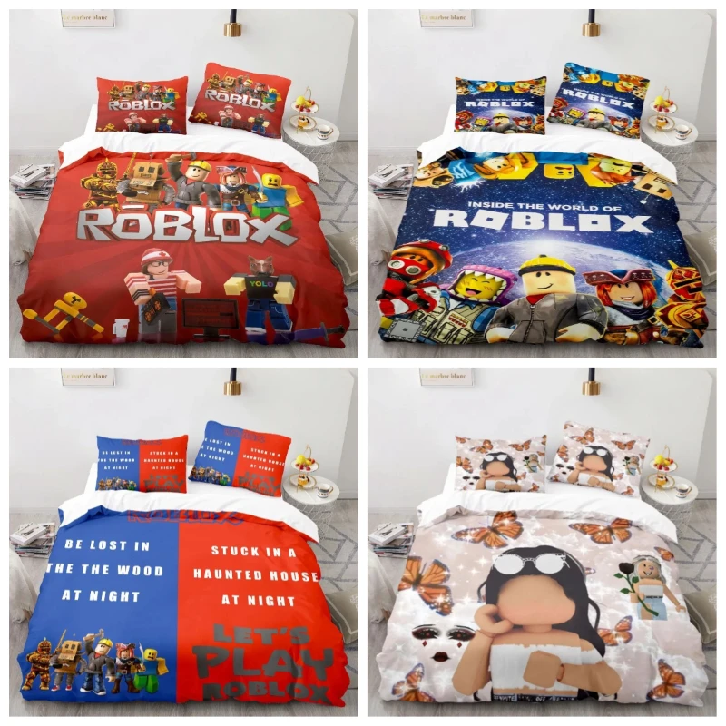 Game Roblox Anime Bedding Polyester Student Dormitory Bed Sheet Quilt Cover Cartoon Themed Home Birthday Gift
Game Roblox Anime Bedding Polyester Student Dormitory Bed Sheet Quilt Cover Cartoon Themed Home Birthday Gift