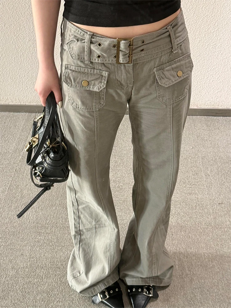 American High Street Multi-Pocket Functional Style Work Pants Women Summer Spicy Girl Design Sensation Grey Slimming Floor-Le...
American High Street Multi-Pocket Functional Style Work Pants Women Summer Spicy Girl Design Sensation Grey Slimming Floor-Le...