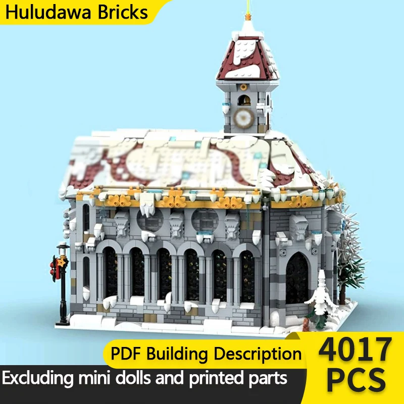 City Street View Model MOC Building Bricks Winter Village Cathedral Modular Technology Children Holiday Gifts Assemble Toys Suit
City Street View Model MOC Building Bricks Winter Village Cathedral Modular Technology Children Holiday Gifts Assemble Toys Suit