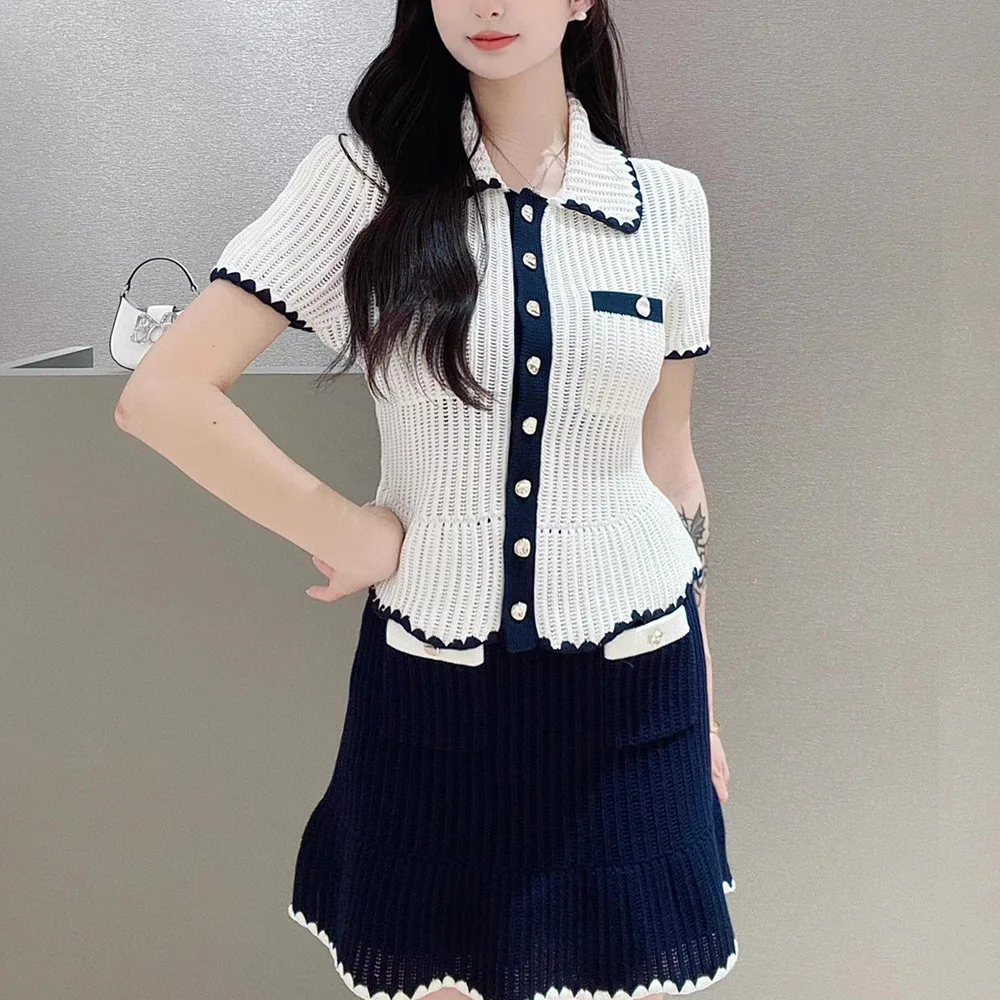 Новый осенний SP2024 Small Fraance Sle Color Blo Commute ort Sve Вязаный открытый кардиган Топ с кружевным подолом для женщин
Новый осенний SP2024 Small Fraance Sle Color Blo Commute ort Sve Вязаный открытый кардиган Топ с кружевным подолом для женщин