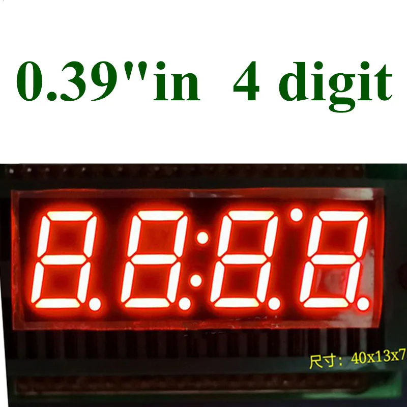 20PCS Digital 0.39 four digital tube digital clock bright red 0.39" 0.39in digit led display common anode
20PCS Digital 0.39 four digital tube digital clock bright red 0.39" 0.39in digit led display common anode