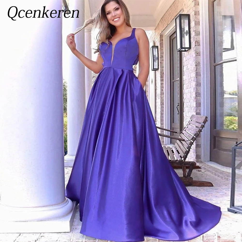 Elegant A-line Evening Suitable Formal Bespoke Occasion Stain Dresses Chapel Train Bow Gowns for Women 2020
Elegant A-line Evening Suitable Formal Bespoke Occasion Stain Dresses Chapel Train Bow Gowns for Women 2020