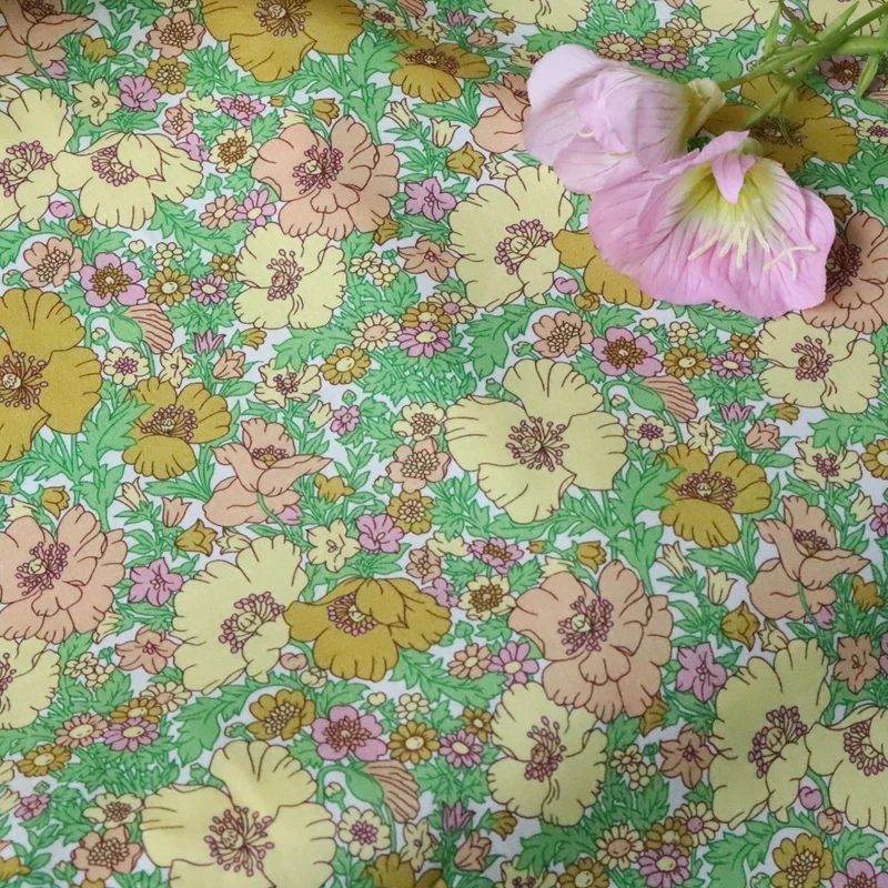 Meadow Song New Floral 100% Cotton 80S Like Liberty Fabric Digital Printing For Sewing Cloth Dresses Skirt Kids Designer Purses
Meadow Song New Floral 100% Cotton 80S Like Liberty Fabric Digital Printing For Sewing Cloth Dresses Skirt Kids Designer Purses
