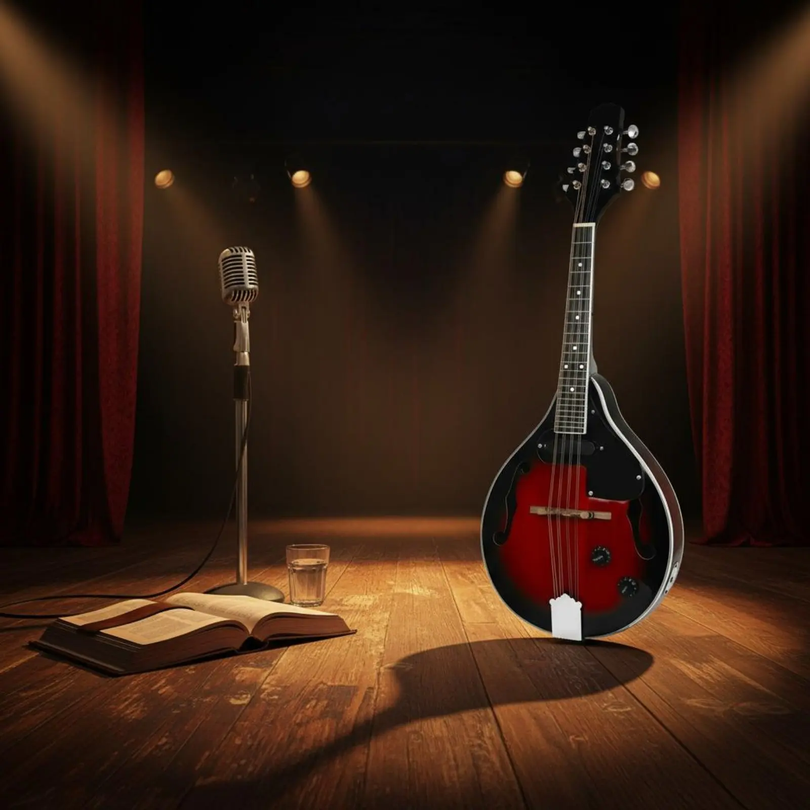 8-String Mandolin Tone Controls 8 String Mandolin Musical Instrument Includes Picks and Cable Comes with Bag for Music Lesson
8-String Mandolin Tone Controls 8 String Mandolin Musical Instrument Includes Picks and Cable Comes with Bag for Music Lesson