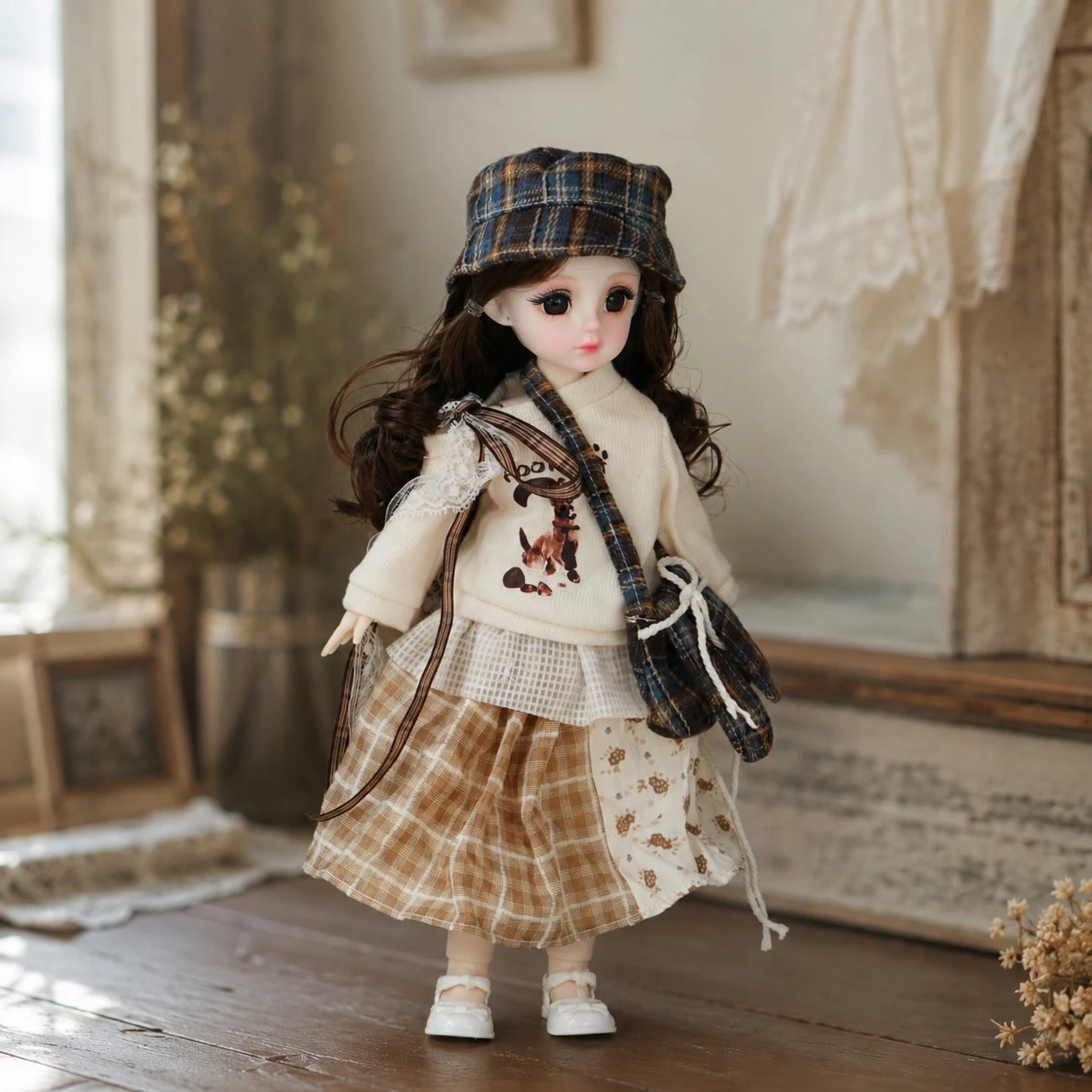 1/6 BJD Doll 28cm 11 Inch Multi-joint Moveable Full Set Outfit Cute Girl Dress Up Toy Desktop Photography Decor Birthday Gift
1/6 BJD Doll 28cm 11 Inch Multi-joint Moveable Full Set Outfit Cute Girl Dress Up Toy Desktop Photography Decor Birthday Gift
