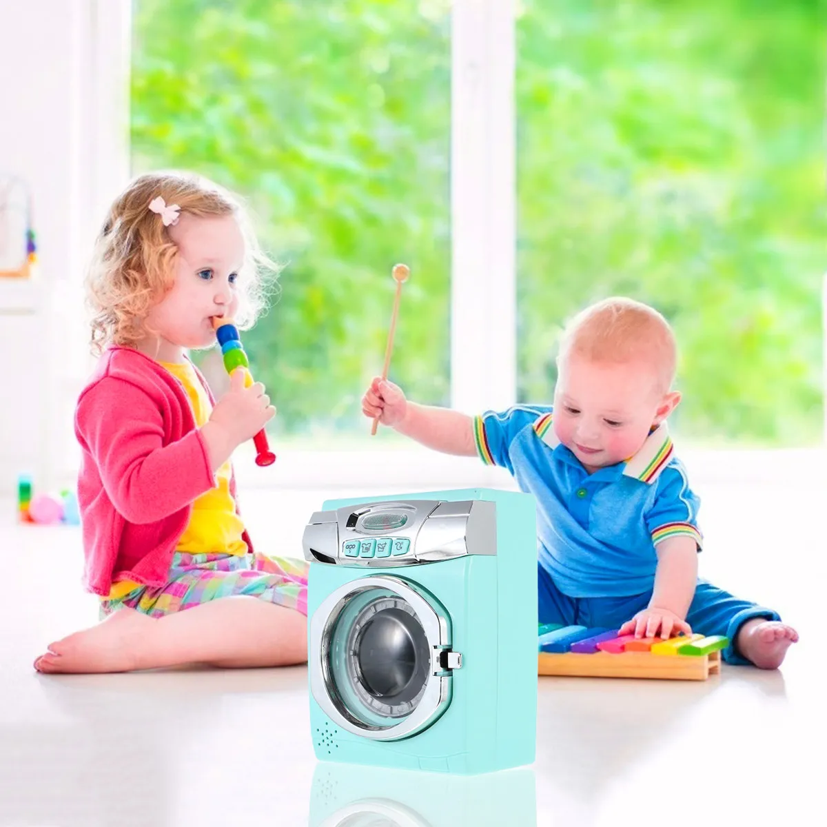 Simulated Washing Machine Plastic Educational Plaything Baby Learning Development Color Recognition Creativity Early Education
Simulated Washing Machine Plastic Educational Plaything Baby Learning Development Color Recognition Creativity Early Education